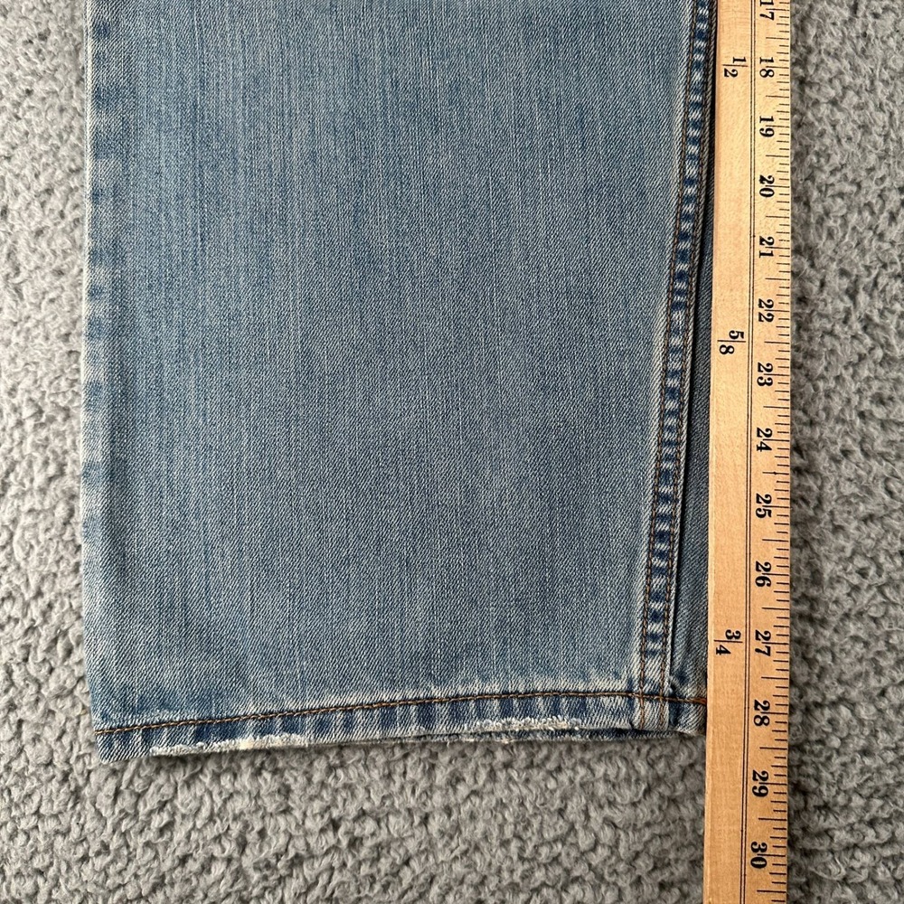 Vtg‎ SilverTab Jeans Mens W36 L30 Baggy Light Blue Cotton Relaxed Wide Leg Y2K - Picture 10 of 16